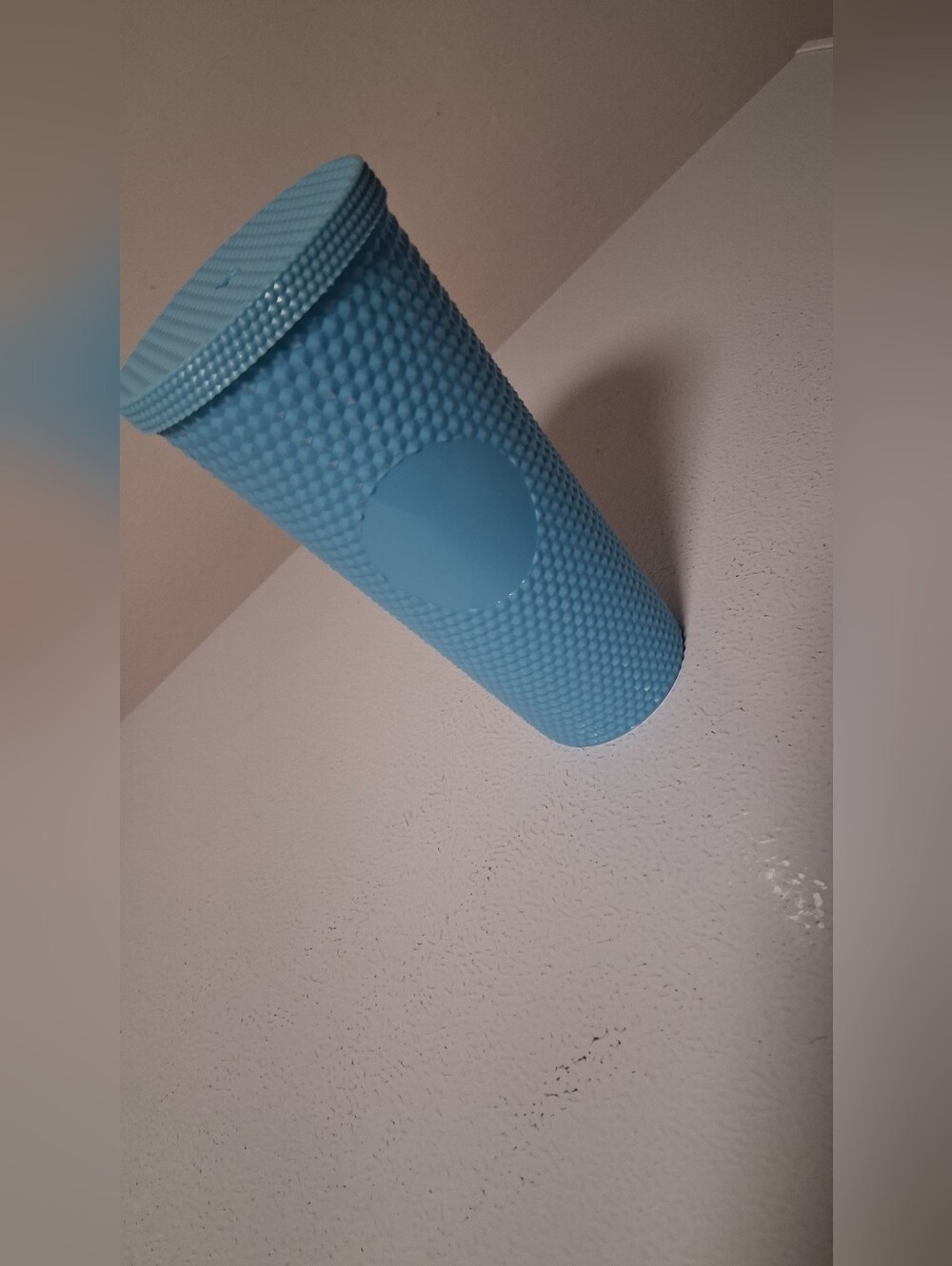 Unlisted Blue Textured Travel Tumbler